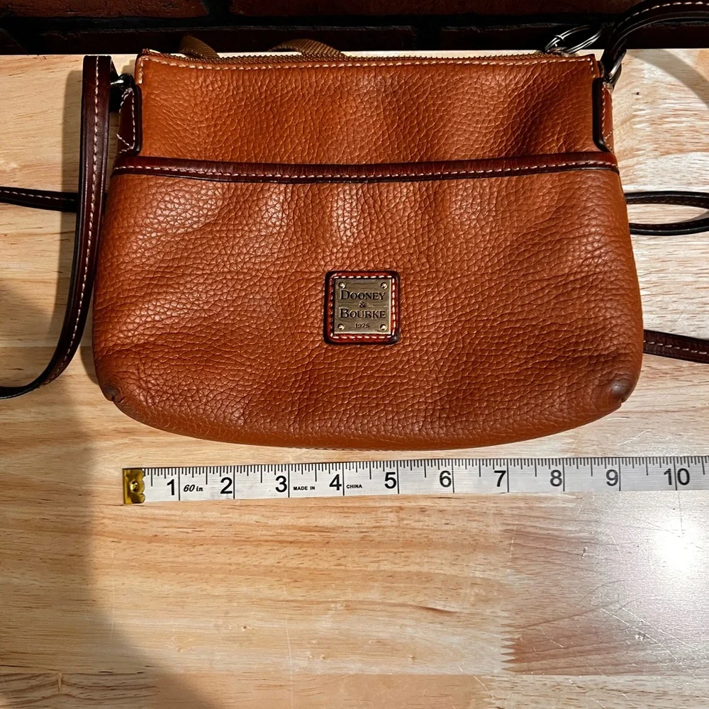 Dooney & Bourke Brown Leather Crossbody Bag